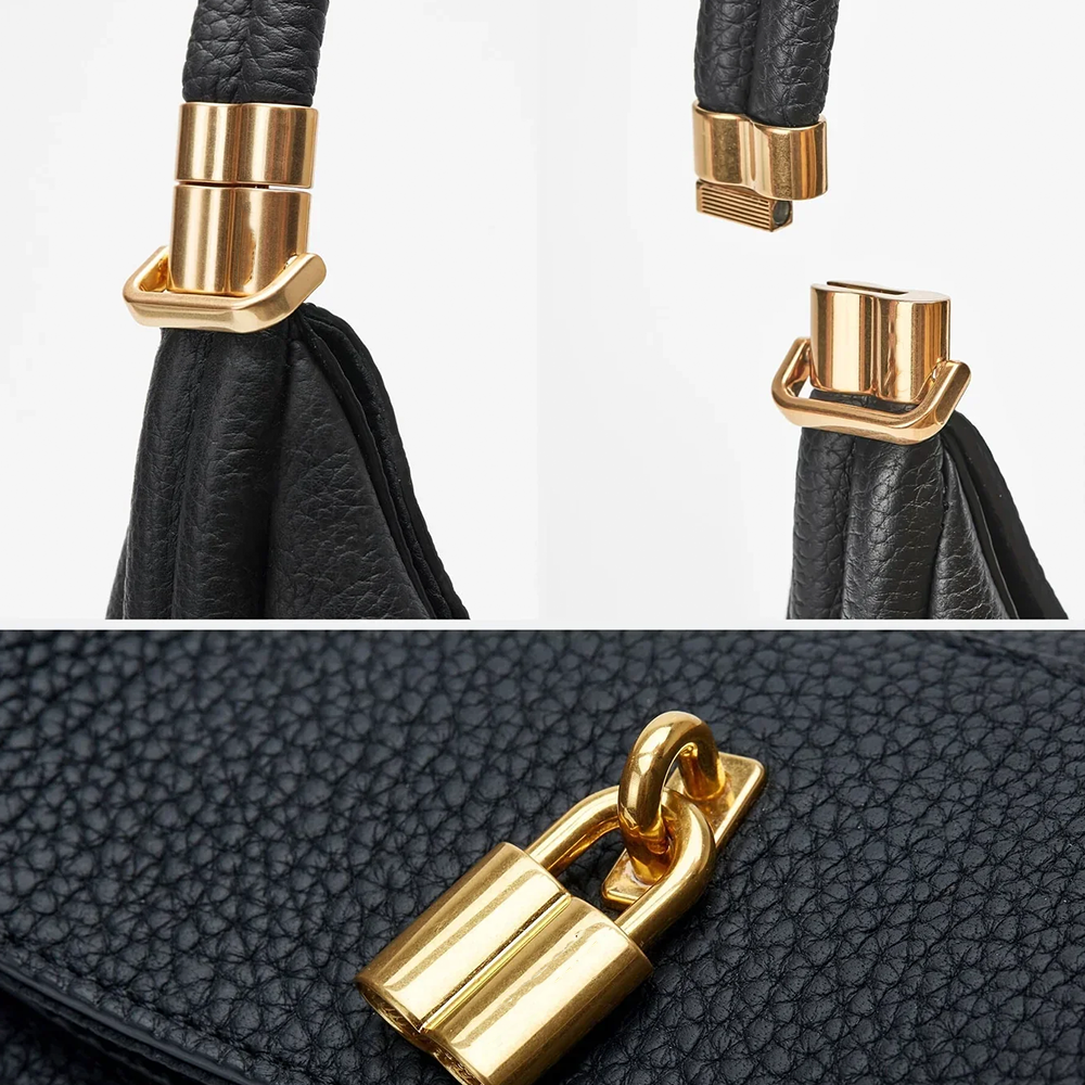 Genuine leather handbag, multi-functional